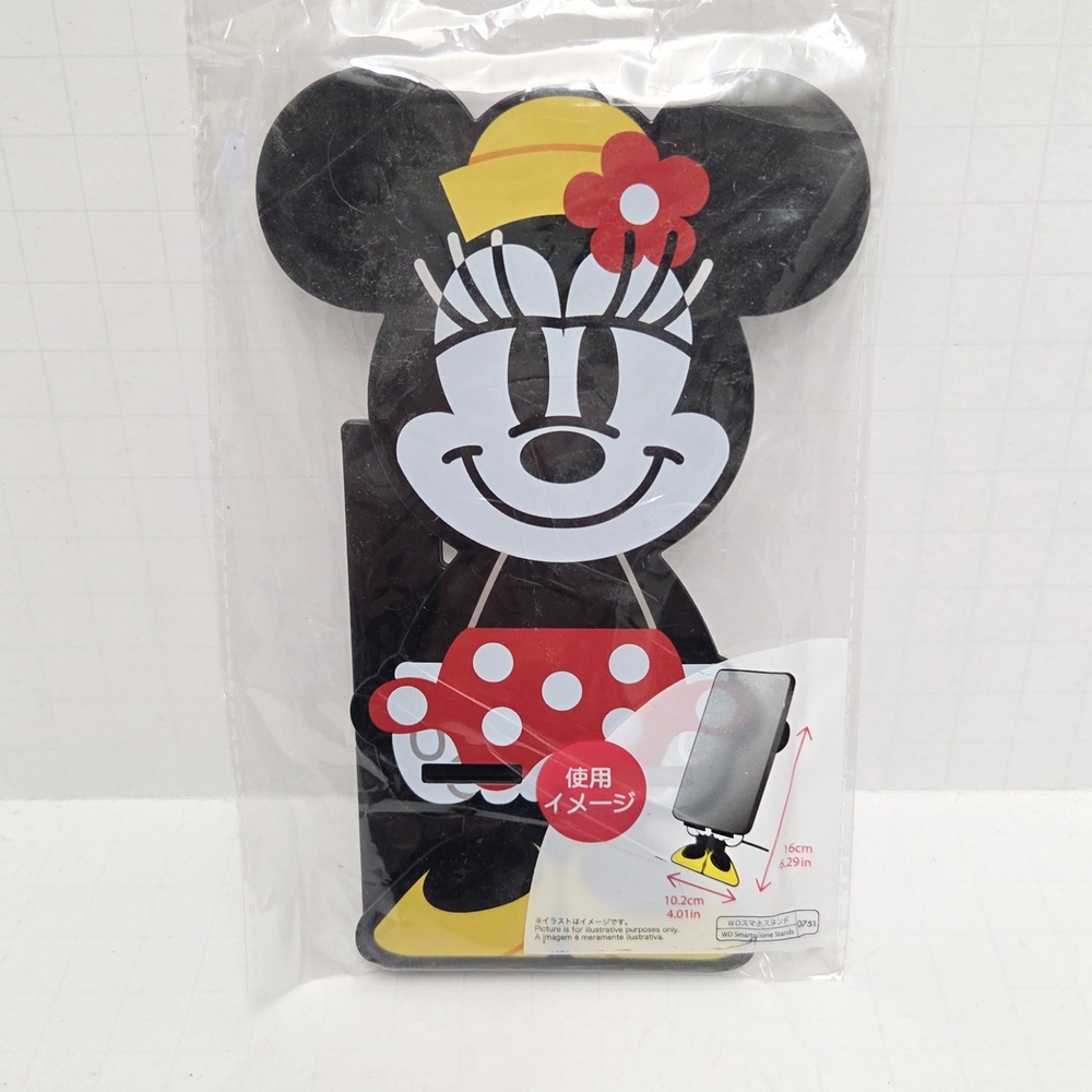 New! Disney x Daiso Minnie Mouse Smartphone Cell Stand (New In Bag)